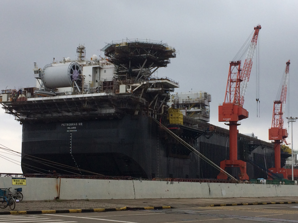 obras em estaleiro FPSO