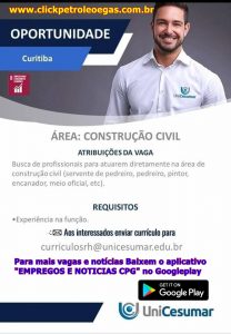 Obras en Cesumar Curitiba construcción civil