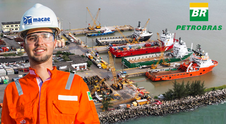 Macaé porto dragagem Petrobras
