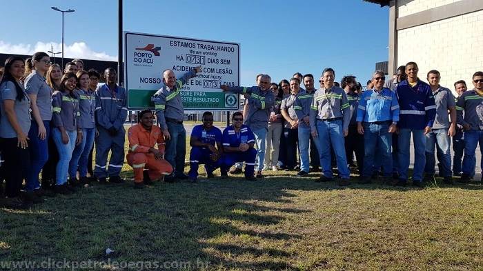 Porto do Açú dois anos sem acidentes
