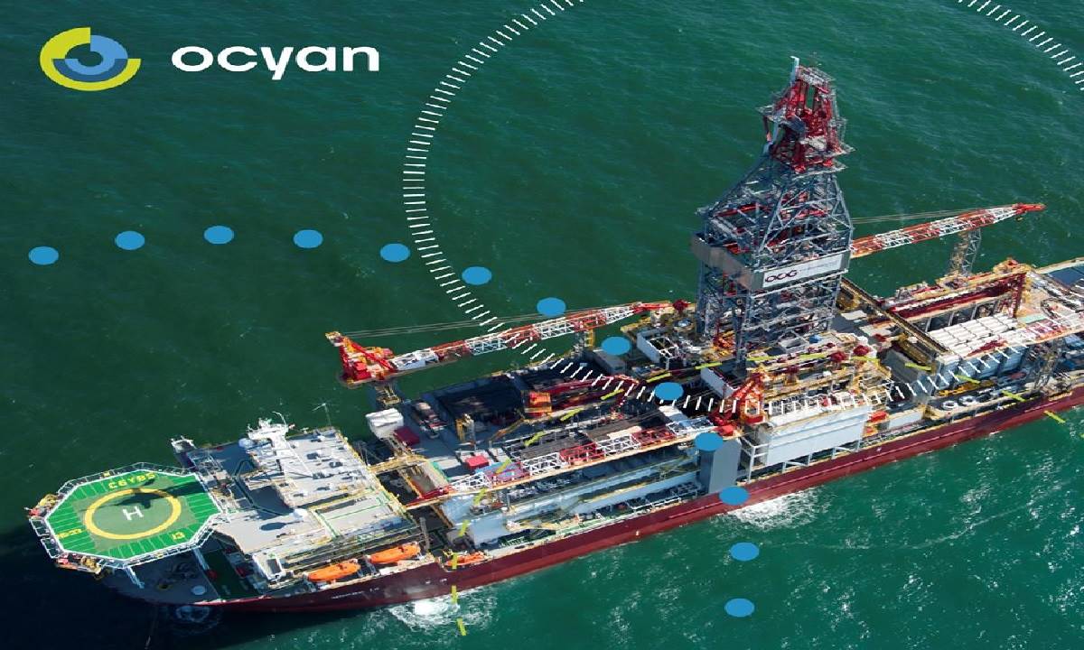 Ocyan Norbe IX parada de manutenção