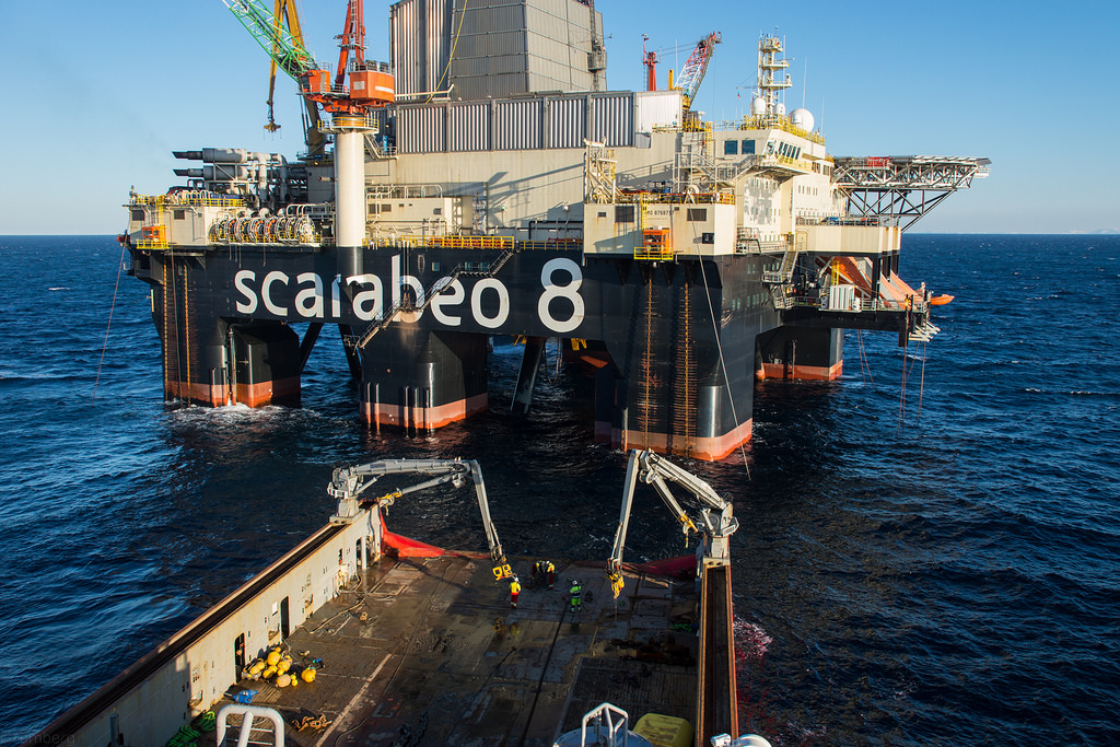 Scarabeo 8 saipem mar do norte contrato