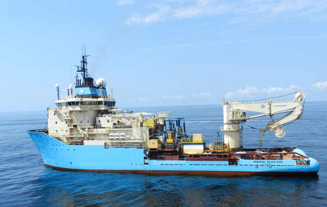 maersk achiever contrato ancoragem