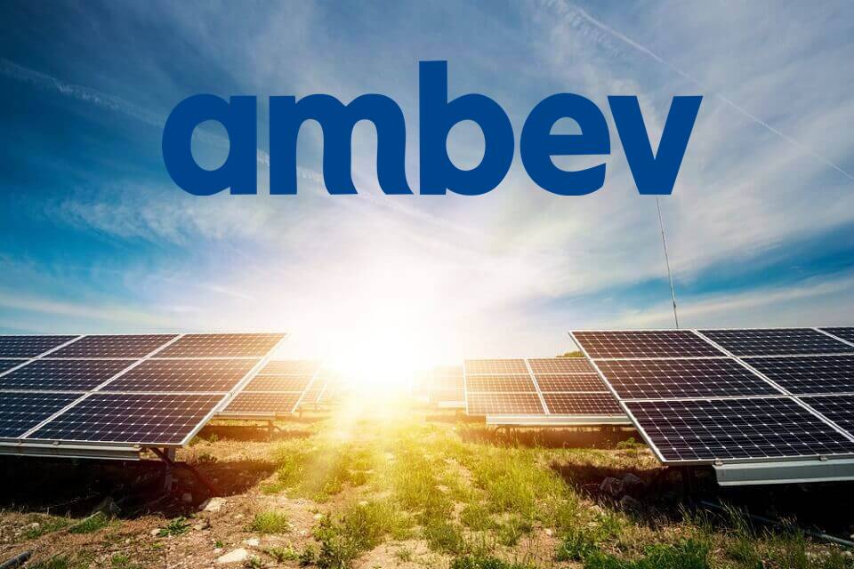 Ambev energia solar cervejaria matriz energetica renovavel