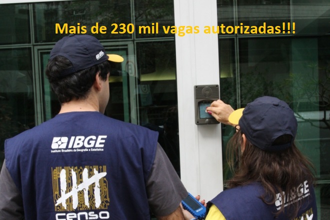 Concurso IBGE vagas de emprego