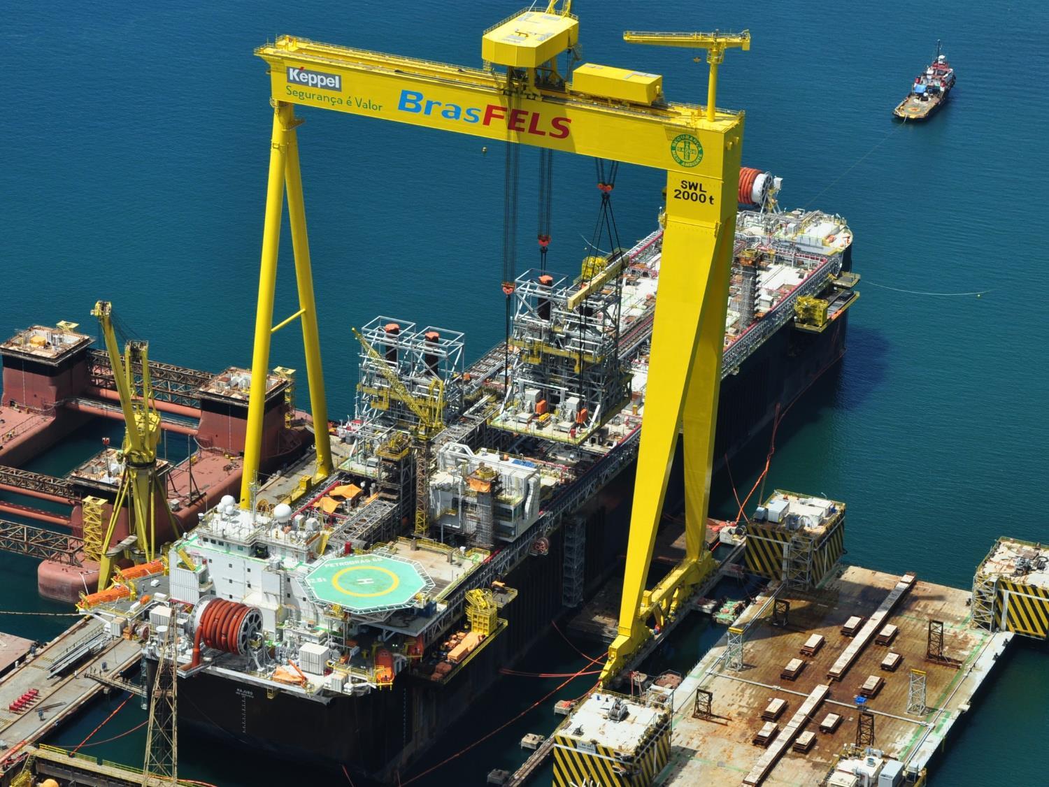 estaleiros Brasil irão fabricas as próximas unidades FPSOs de Libra e da Cessão Onerosa do pré-sal na Bacia de Santos