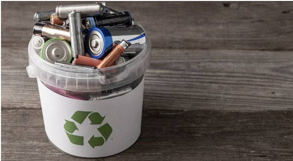 balde de reciclagem de eletrônicos