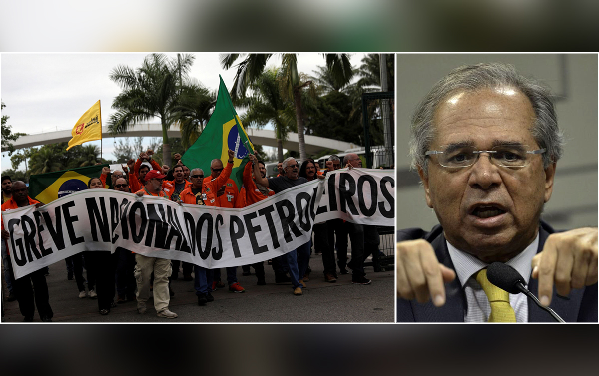 Guedes greve Petrobras