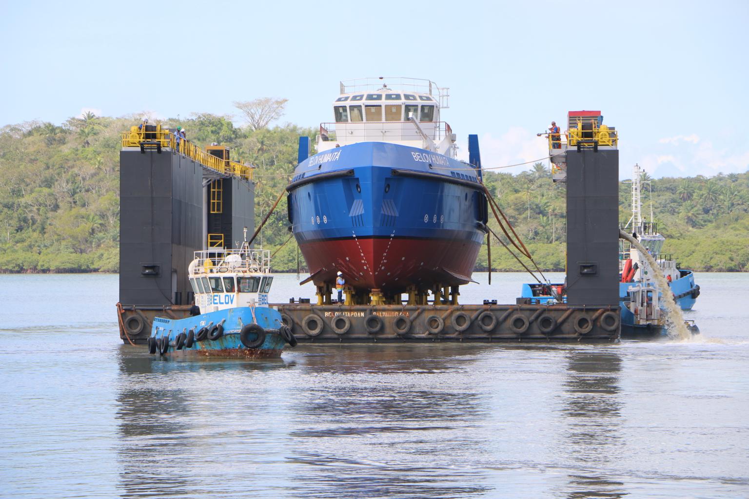 Bahia inaugura o primeiro e maior dique flutuante do Nordeste