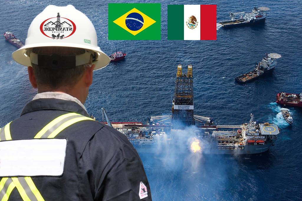 Brasileiros Golgo do México petróleo offshore empresas
