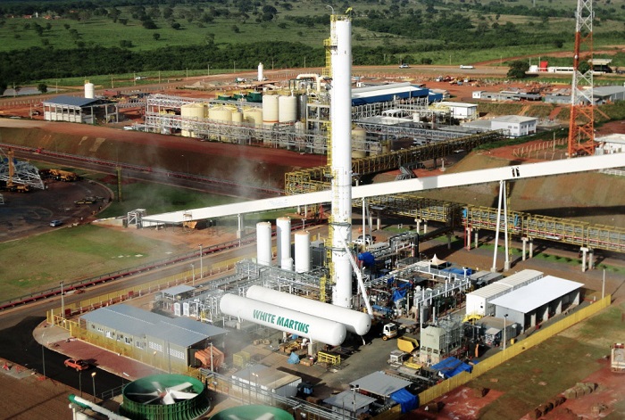 Obras na planta de White Martins