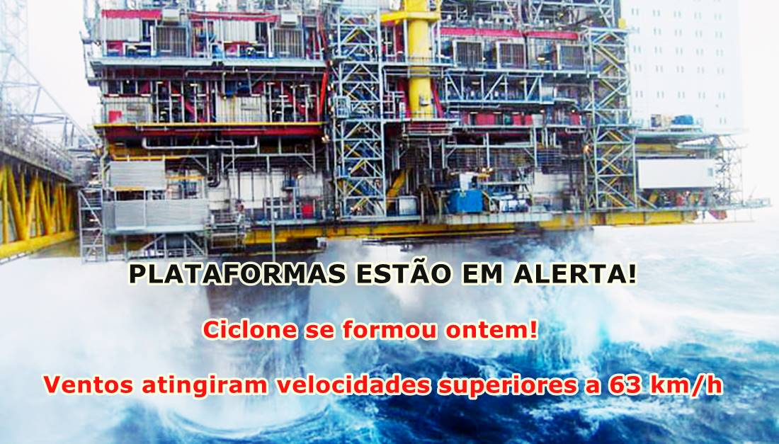 Previsão da Marinha se concretiza! Ciclone se forma em alto mar com ventos de velocidades superiores a 63 km/h no RJ