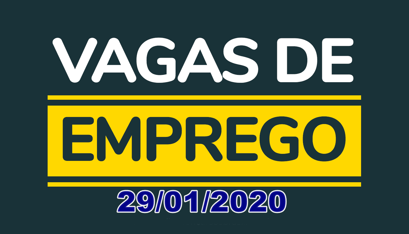 Confira as vagas de emprego no APP neste dia 29 de janeiro de 2020