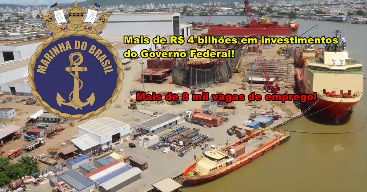 Itajaí, em Santa Catarina concentrará indústria de construção naval brasileira militar do Brasil