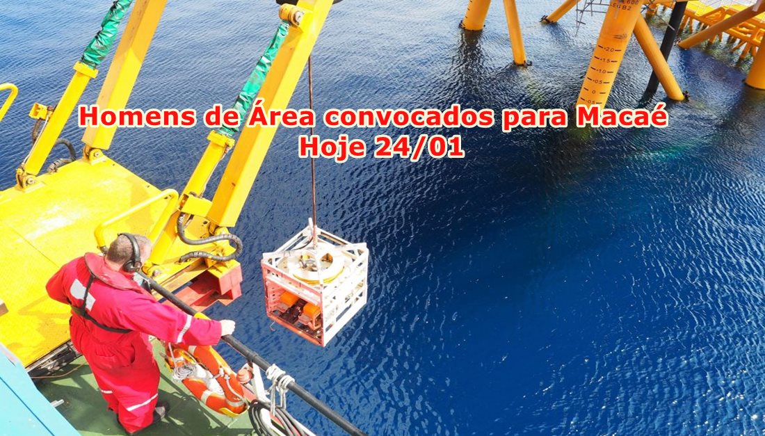 Recrutamento e seleção offshore em Macaé com 10 vagas de emprego para Homem de Área