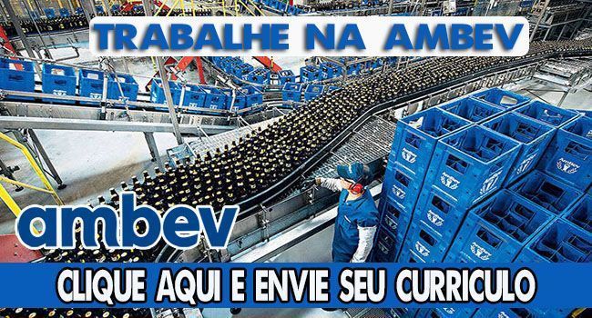 400 vagas de emprego para todos os níveis de escolaridade na maior cervejaria do Brasil, a AMBEV