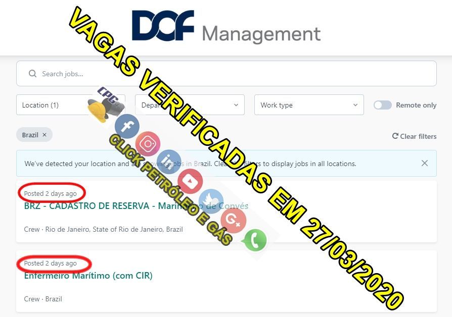 Puestos De Trabajo DOF Subsea Río De Janeiro