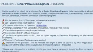 EP2C vacantes 26 de marzo 2