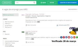 MRS 28 de marzo, vacantes, minas gerais, são paulo, logística