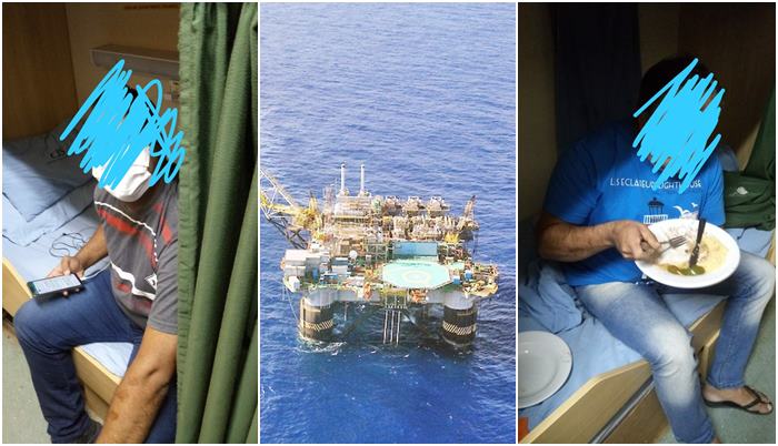 Petrobras P-25 Coronavírus Plataforma Petroleiro