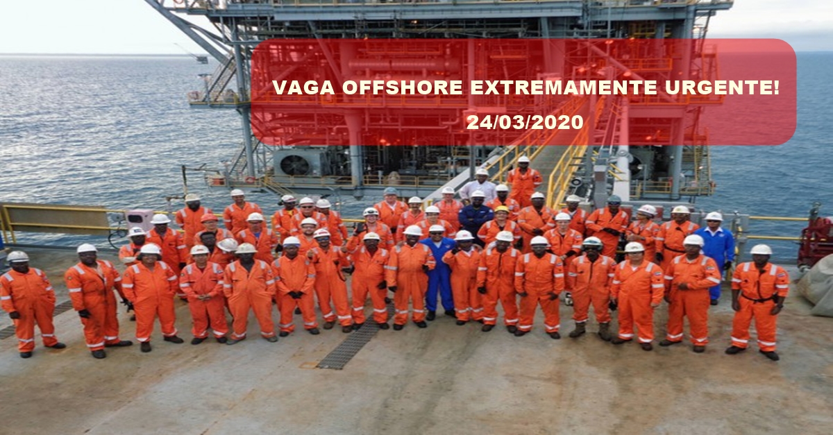 Multinacional requisita Engenheiros de Segurança Offshore para trabalhar coordenando Planos de Resposta Emergenciais em Plataforma, a vaga é extremante urgente