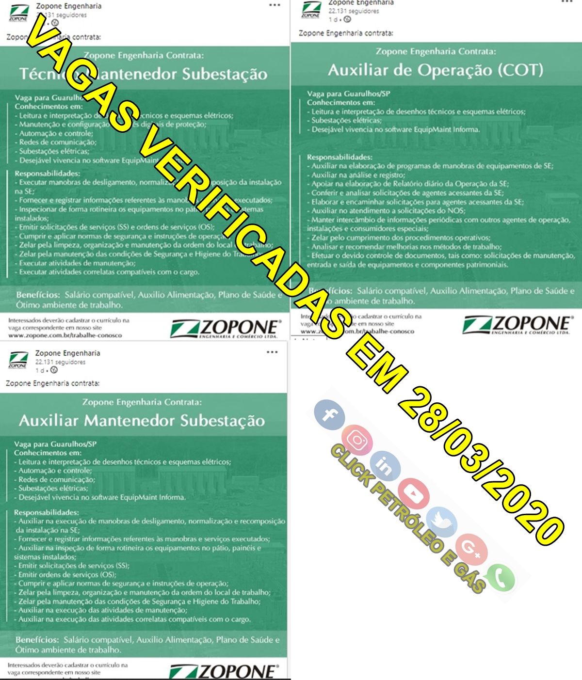 La semana concluye con vacantes de empleo para trabajar en obras de construcción civil 28/03/2020 Flavia Marinho - c
