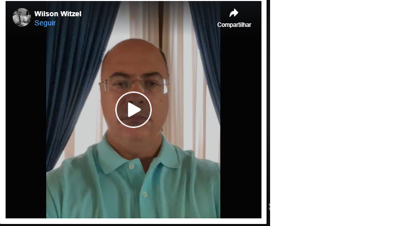 Wilson Witzel está infectado com o covid-19