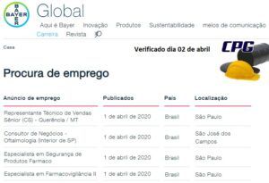 bayer, vagas, emprego, agronegócio,