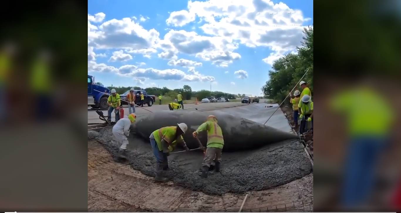 engenharia pavimentação-projeto concretagem eua