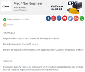 rina brasil, vagas, offshore, macaé, petrobras