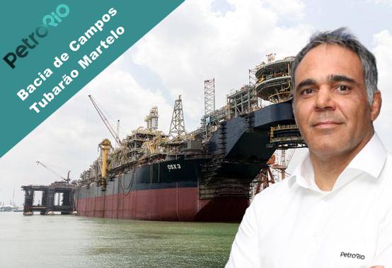 PetroRio Bacia de Campos Tubarão Martelo Petróleo