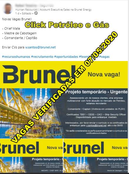 Proyecto Temporal Offshore Demanda Vacantes De Empleo Para Marítimos, Hoy 07 De Mayo