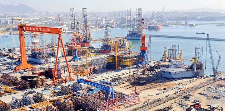 óleo e gás construção naval