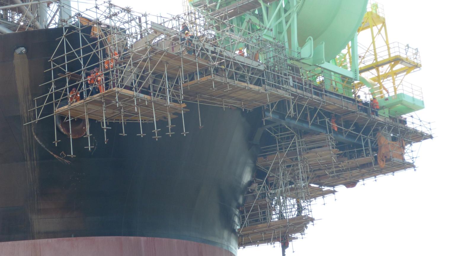 acesso por andaimes offshore milhões de dólares