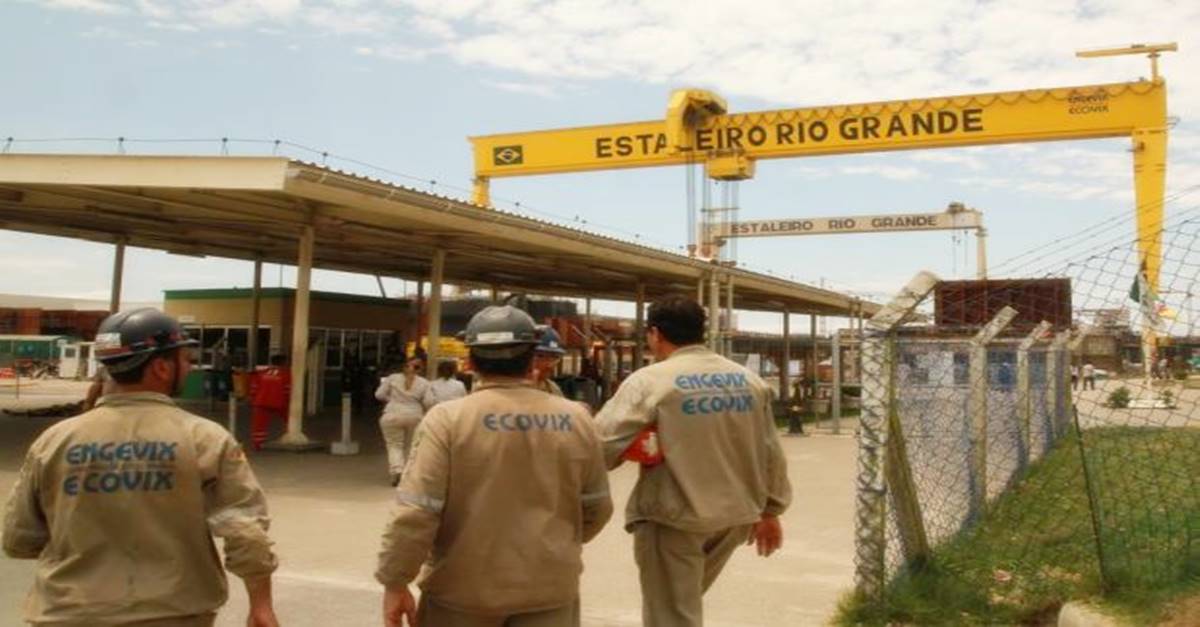 Estaleiro Ecovix vai gerar cerca de 5 mil vagas de emprego com a construção do navio POLAR para a Marinha do Brasil