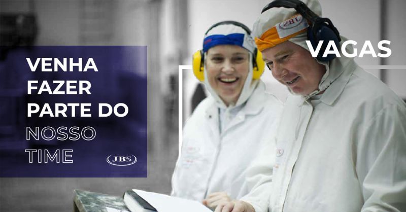 vagas de emprego; jbs; ms