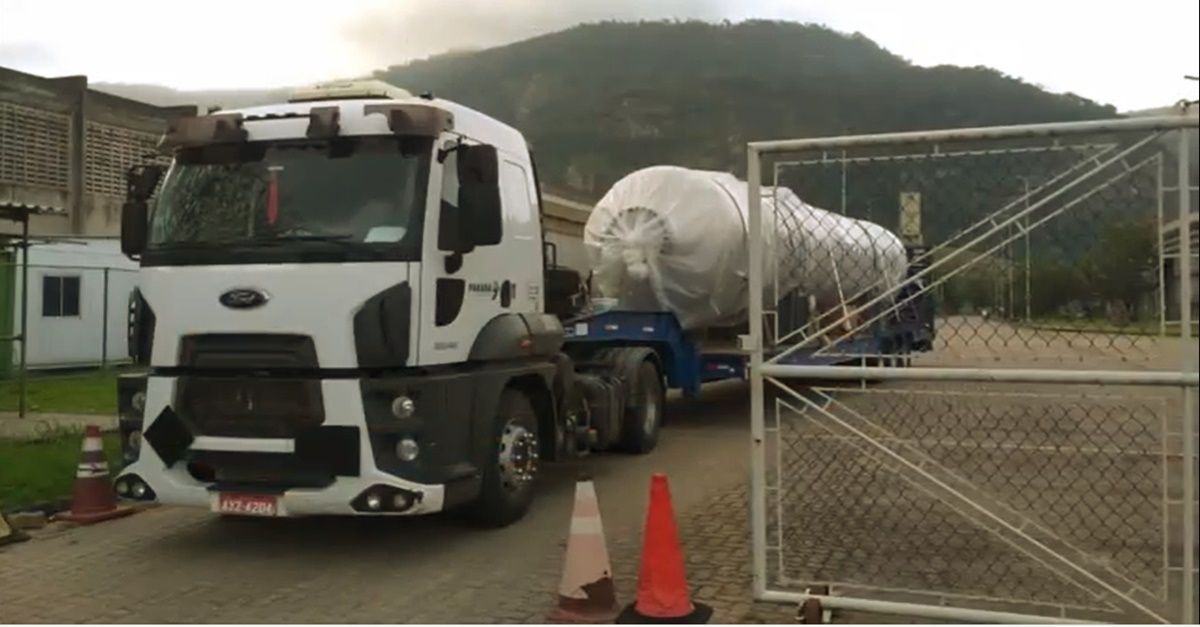 equipamento da Nuclep para obras da usina nuclear angra 3 da eletronuclear