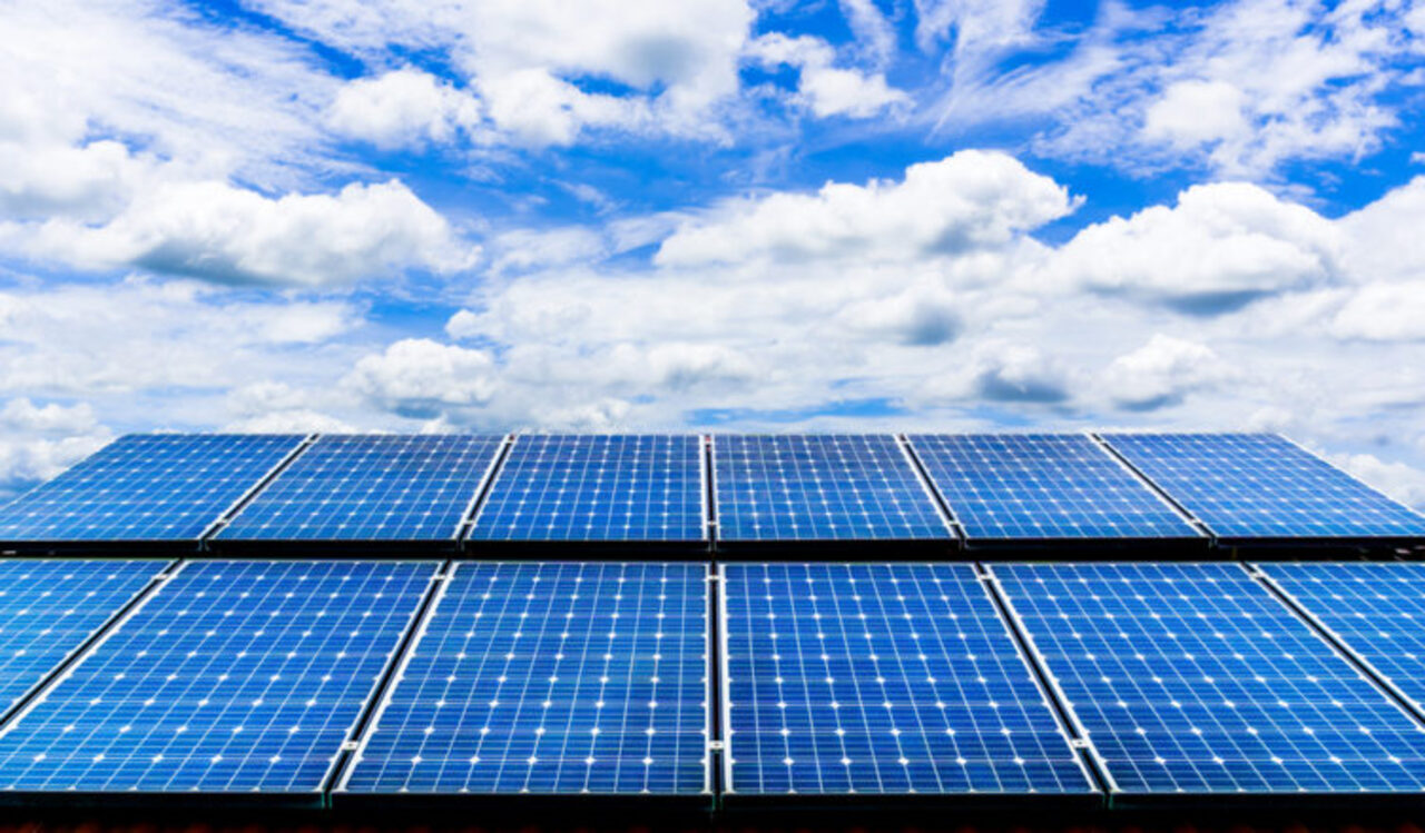 Energia solar - rede elétrica - sistema