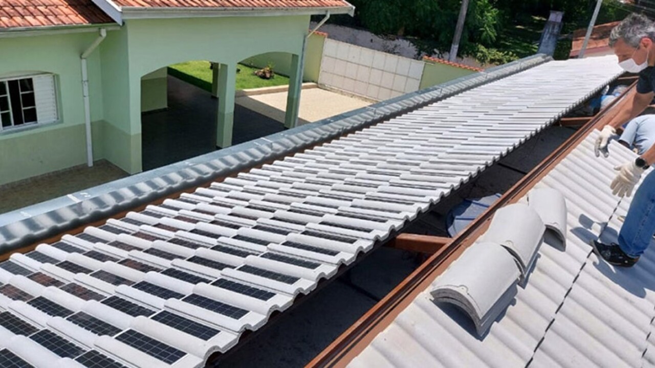 Telhas solares - Eternit - Renovável