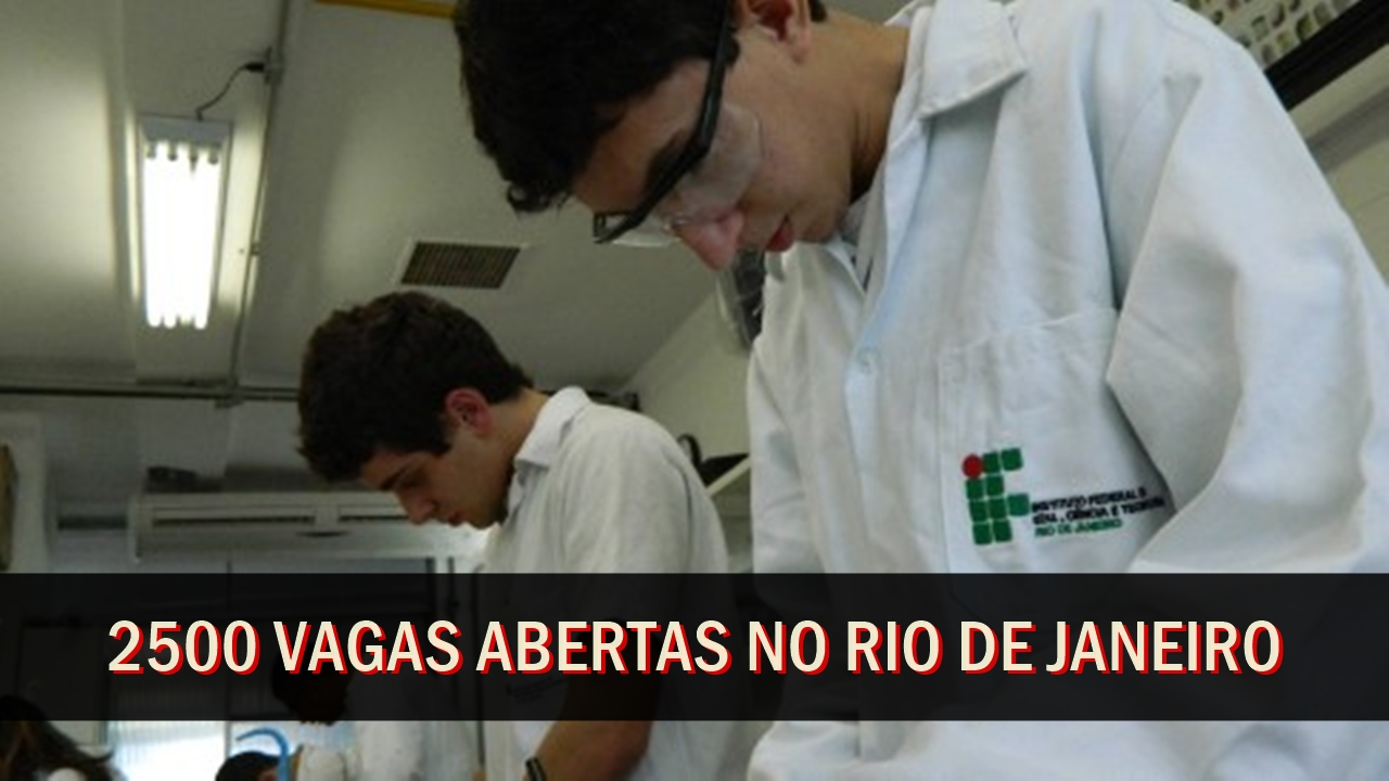 IFRJ - cursos técnicos gratuitos - rio de janeiro