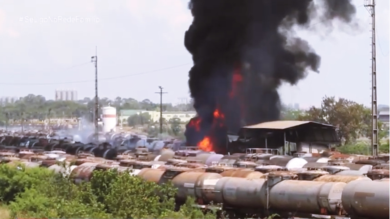 incêndio - refinaria - petrobras - combustível - paulínea - rumo