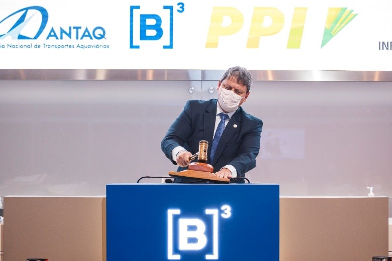 Leilão / Tarcisio de Freitas / Reprodução