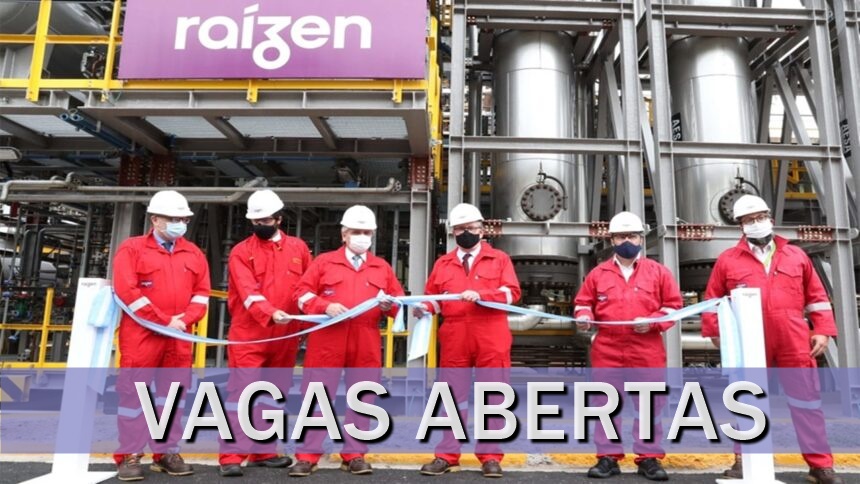 emprego - Raízen - etanol - usinas - vagas - são paulo - sem experiência - manutenção - produção