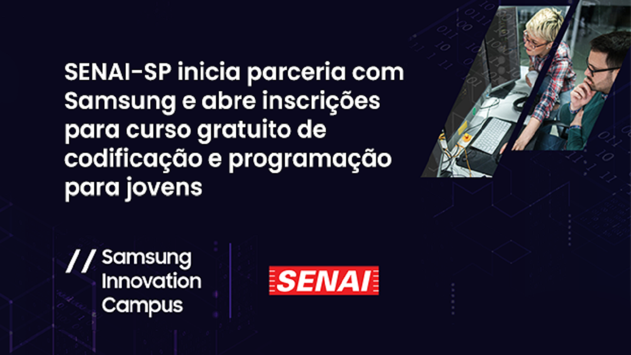 Samsung - Senai - SP - cursos gratuitos -EAD