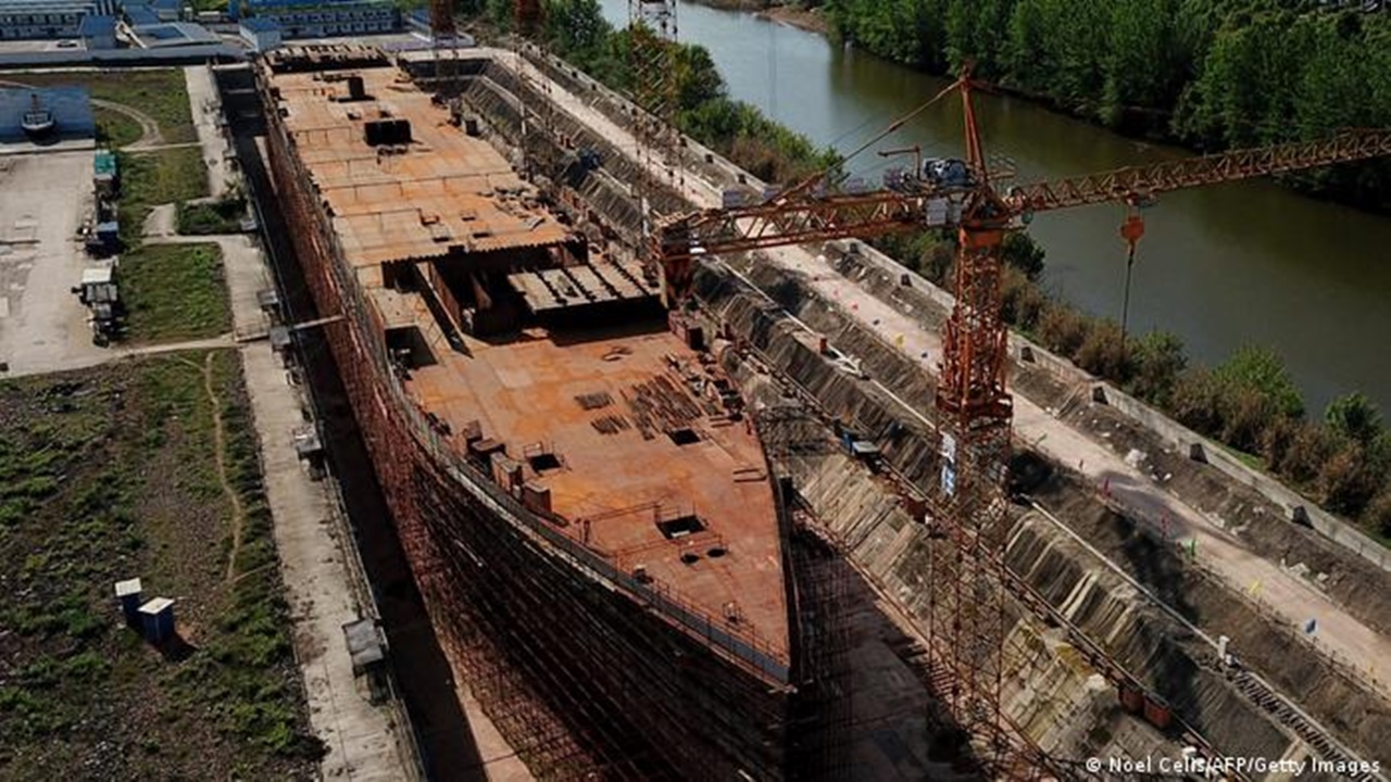 navio - titanic - china - construção