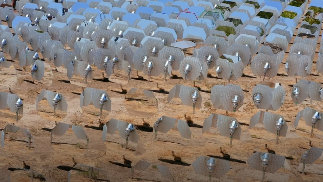 Energia solar - empresa - espelhos