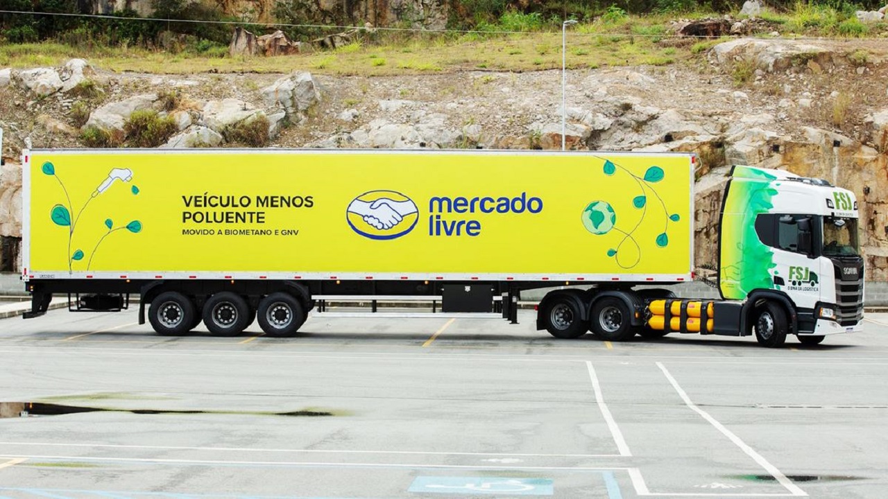 Mercado Livre - carretas - GNV - biometano
