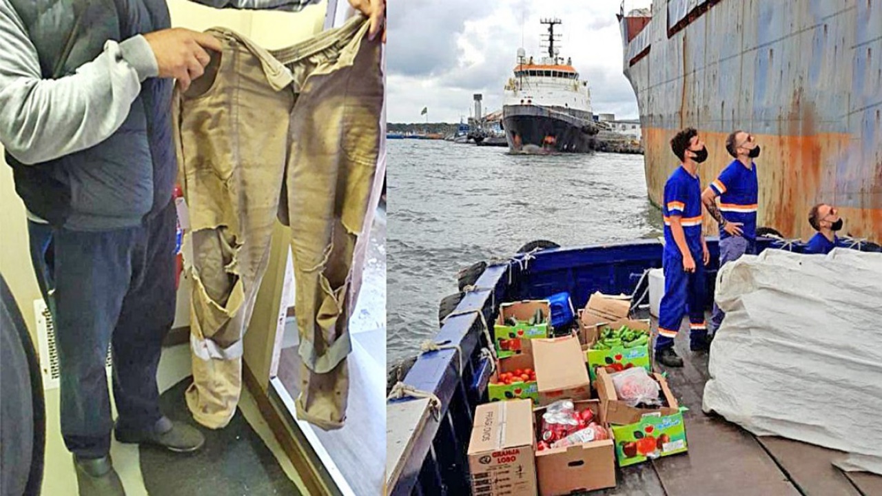 navio - wilson sons - tripulantes - porto de santos