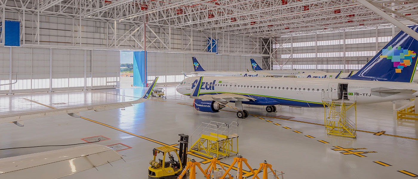 Azul viracopos trabalho