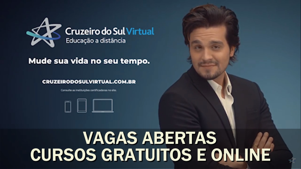 cursos gratuitos - EAD - cursos com certificado - cursos online - cursos grátis - cruzeiro do sul - vagas
